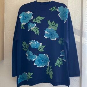 ALFRED DUNNER Blue Sweater